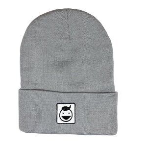 Knit Beanie Hat with Happy Cute Smile Face for Men/Women